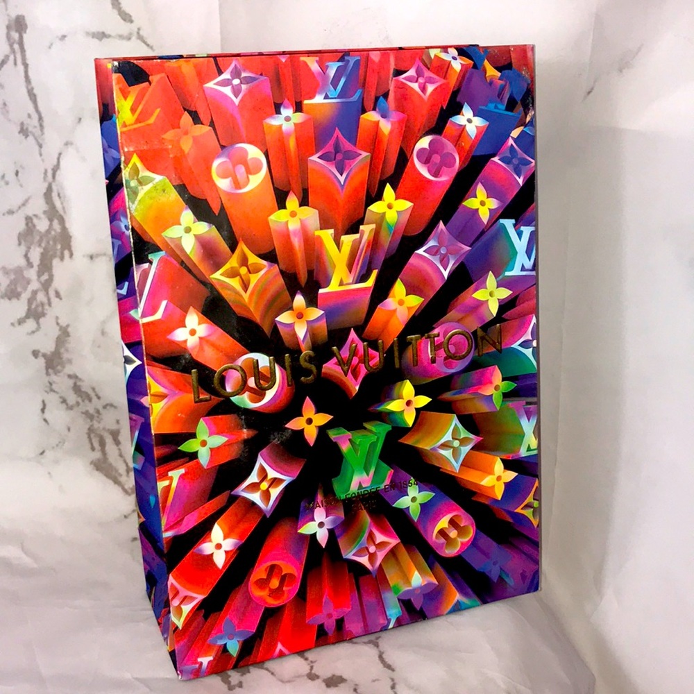 Louis Vuitton holiday 2019 Multicolor shopping bag - Picture 2 of 6